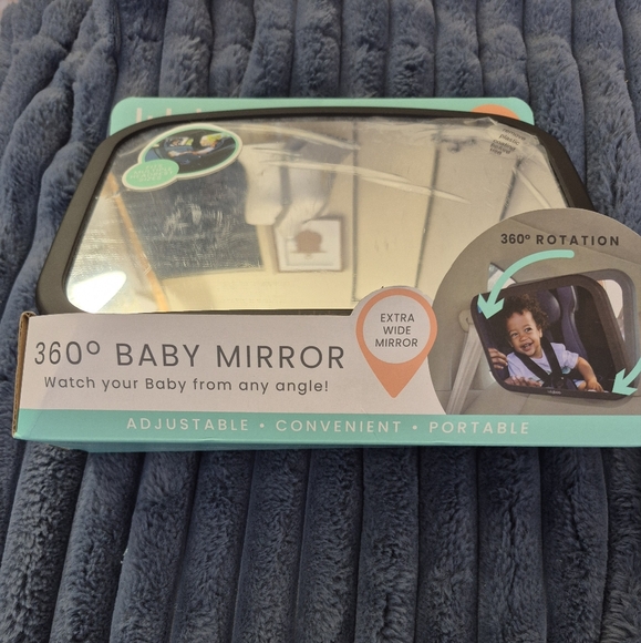 360° Baby Mirror - Adjustable Black - Picture 1 of 9